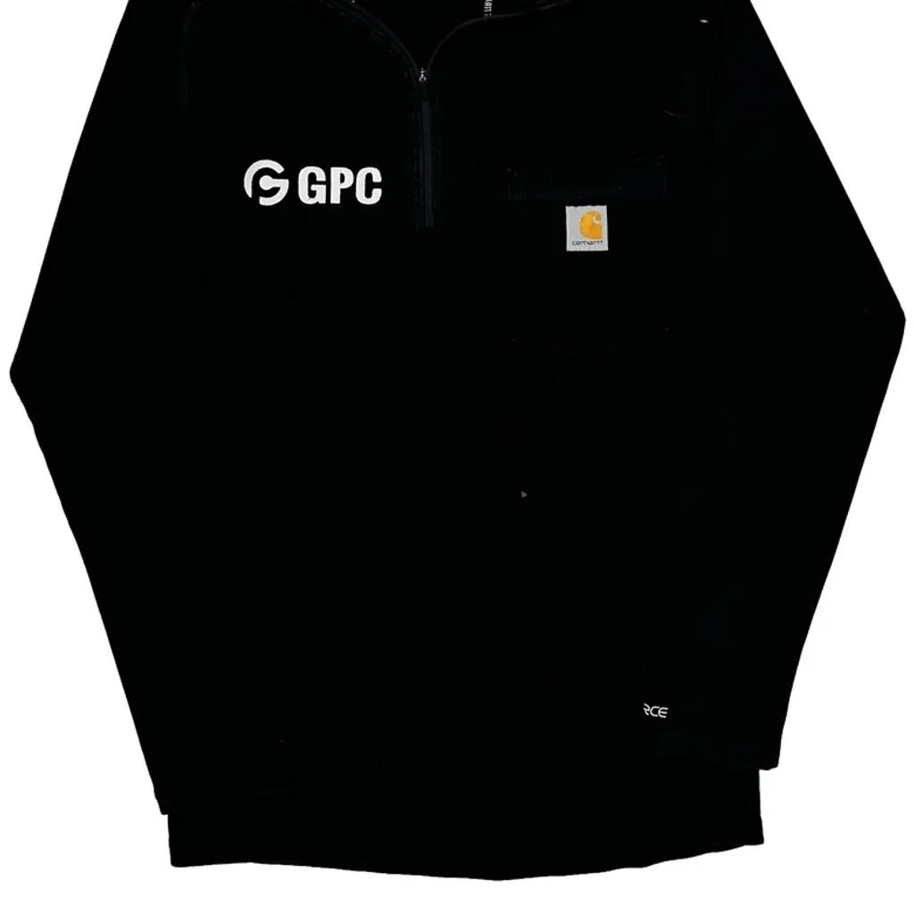 Carhartt Long Sleeve T-Shirt - Small Black Cotton - Image 4