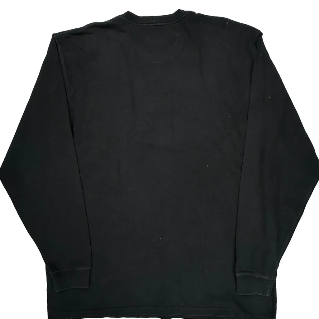 Carhartt Long Sleeve T-Shirt - XL Black Cotton - Image 7