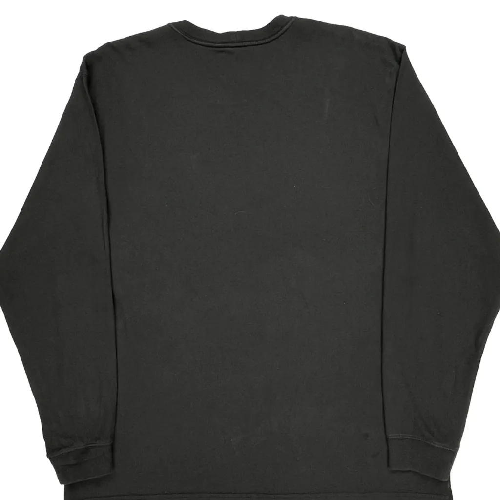 Carhartt Long Sleeve T-Shirt - XL Black Cotton - Image 6