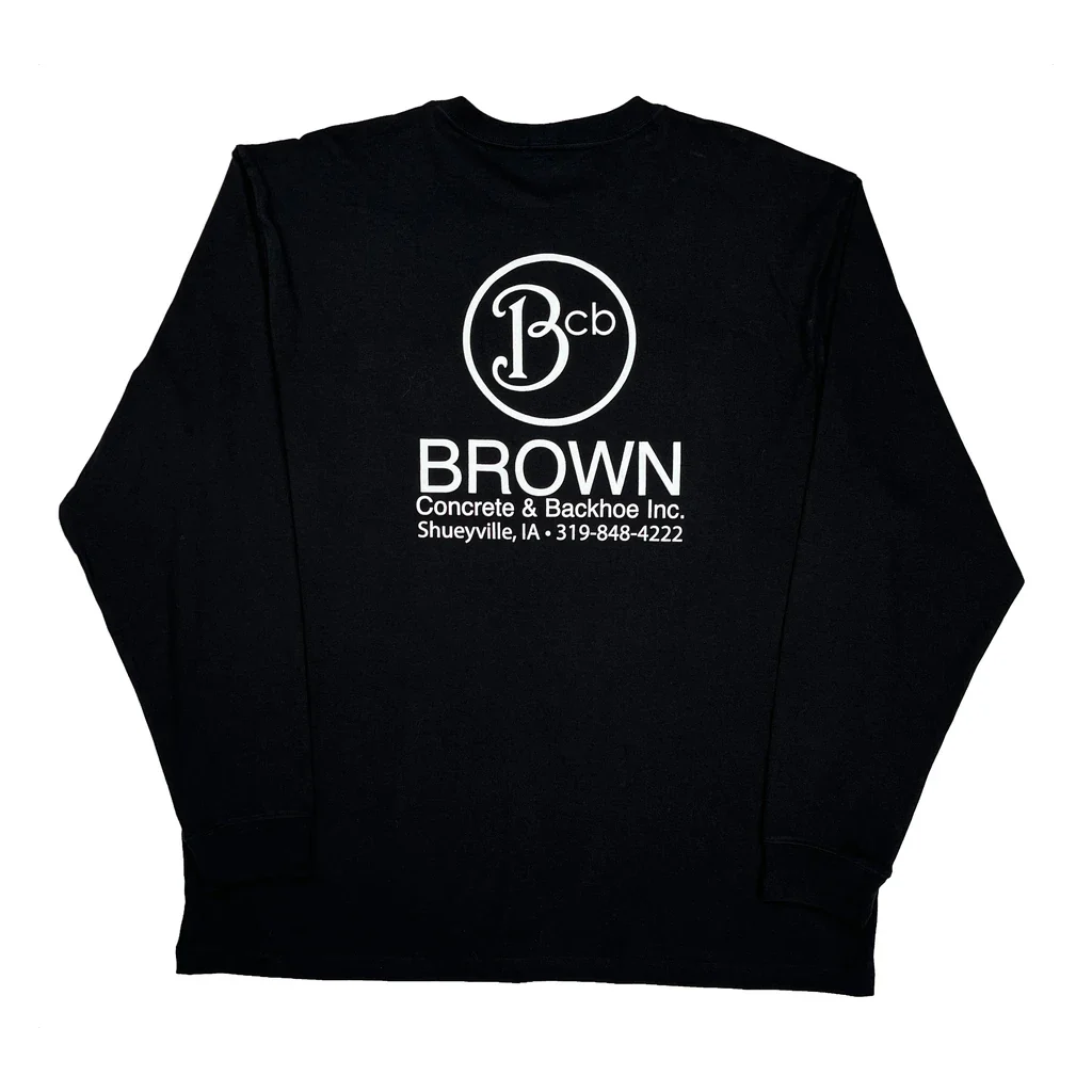 Carhartt Long Sleeve T-Shirt - XL Black Cotton - Image 2