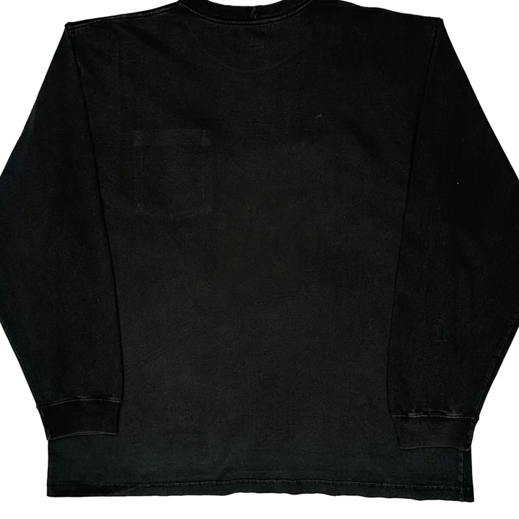 Carhartt Long Sleeve T-Shirt - XL Black Cotton - Image 6