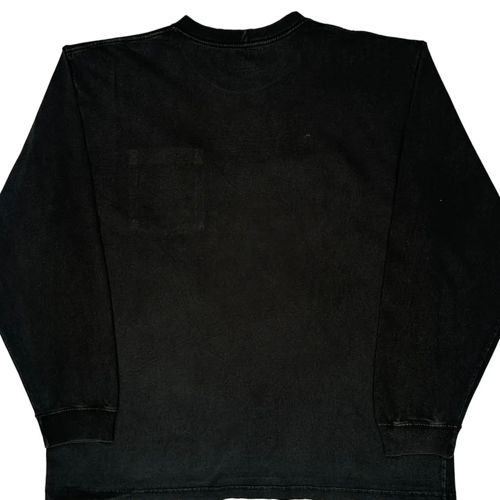 Carhartt Long Sleeve T-Shirt - XL Black Cotton - Image 7