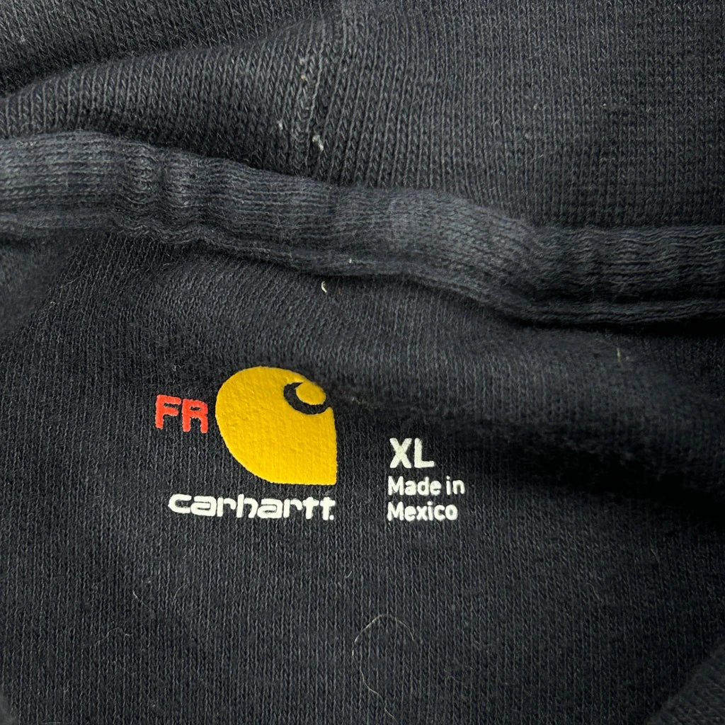 Carhartt Long Sleeve T-Shirt - XL Black Cotton - Image 3