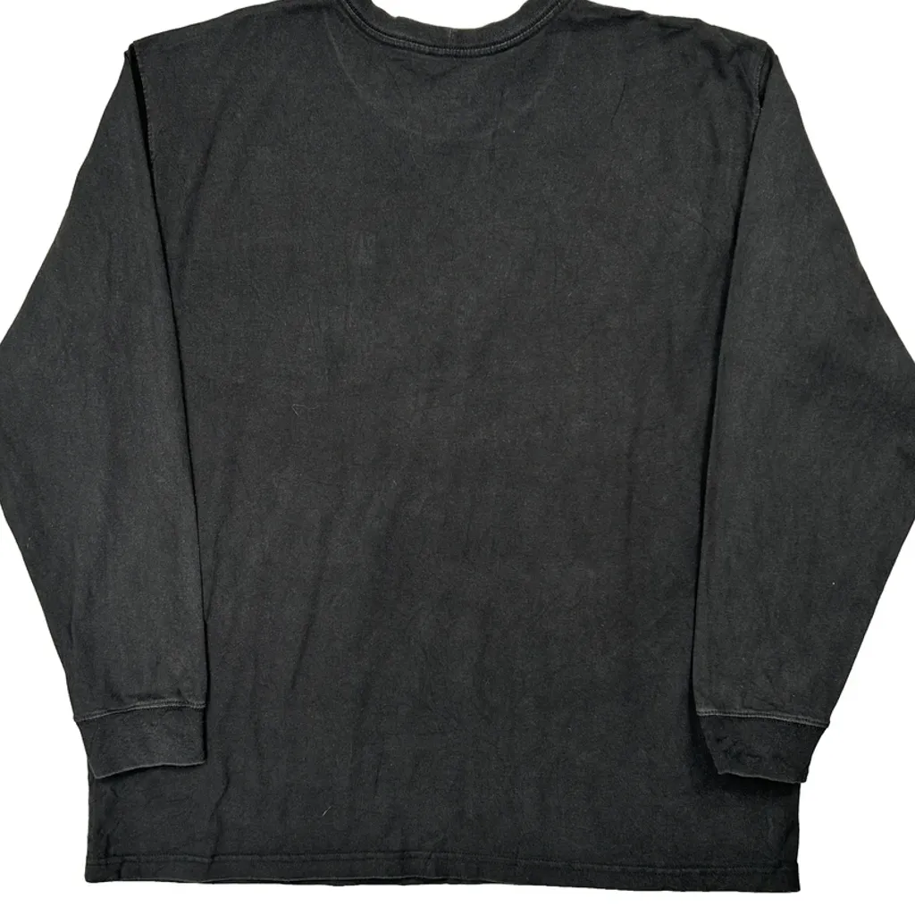 Carhartt Long Sleeve T-Shirt - XL Black Cotton - Image 6