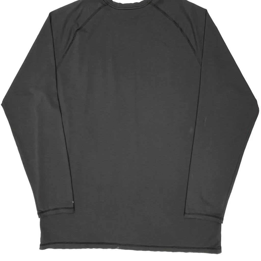 Carhartt Long Sleeve T-Shirt - XL Black Polyester - Image 6