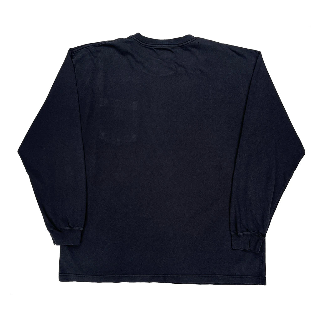 Carhartt Long Sleeve T-Shirt - XL Black Cotton - Image 2