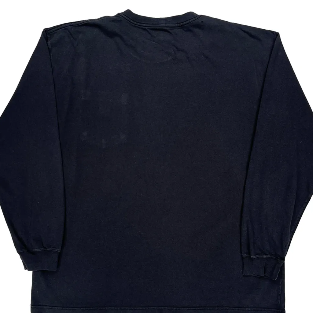 Carhartt Long Sleeve T-Shirt - XL Black Cotton - Image 7