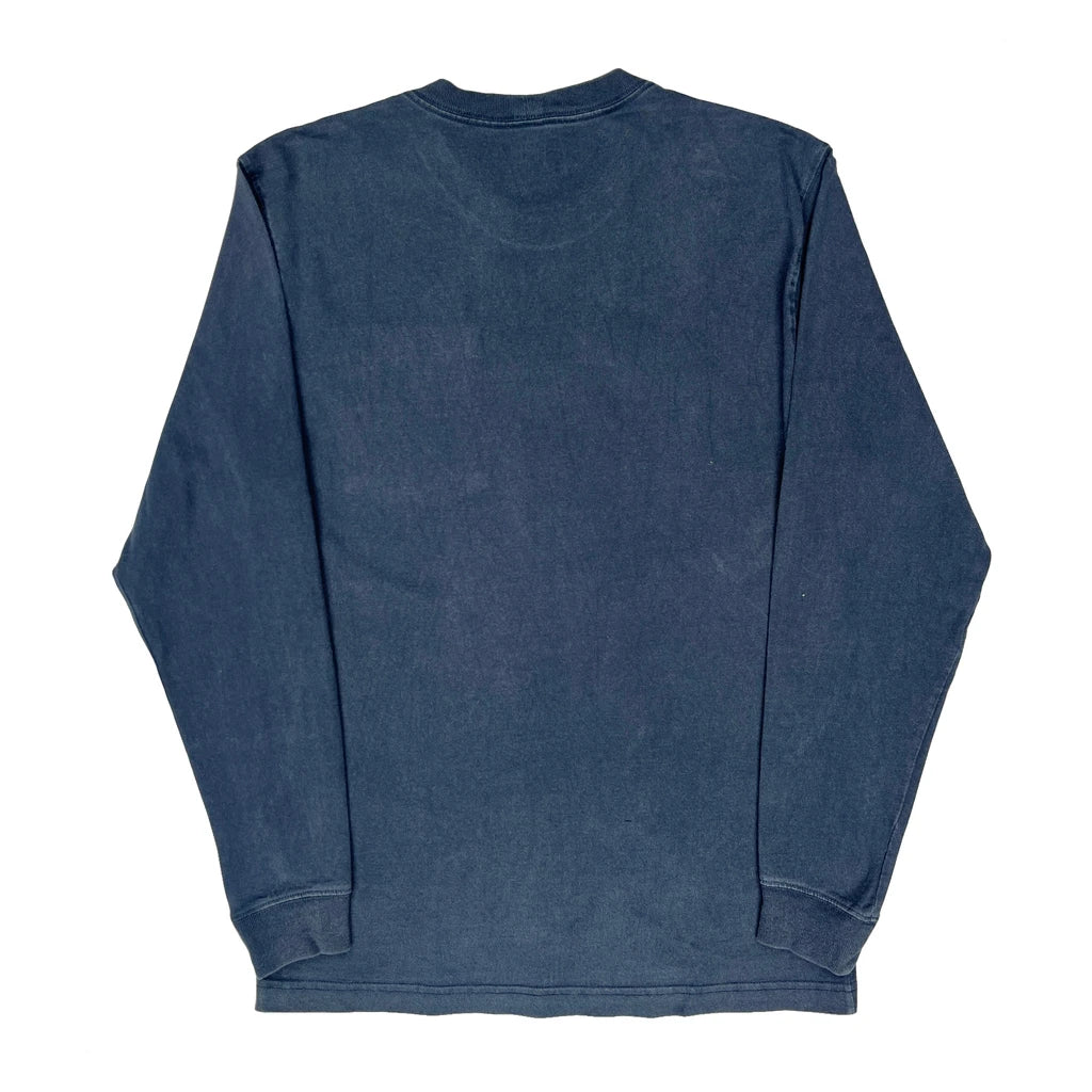 Carhartt Long Sleeve T-Shirt - Small Blue Cotton - Image 2