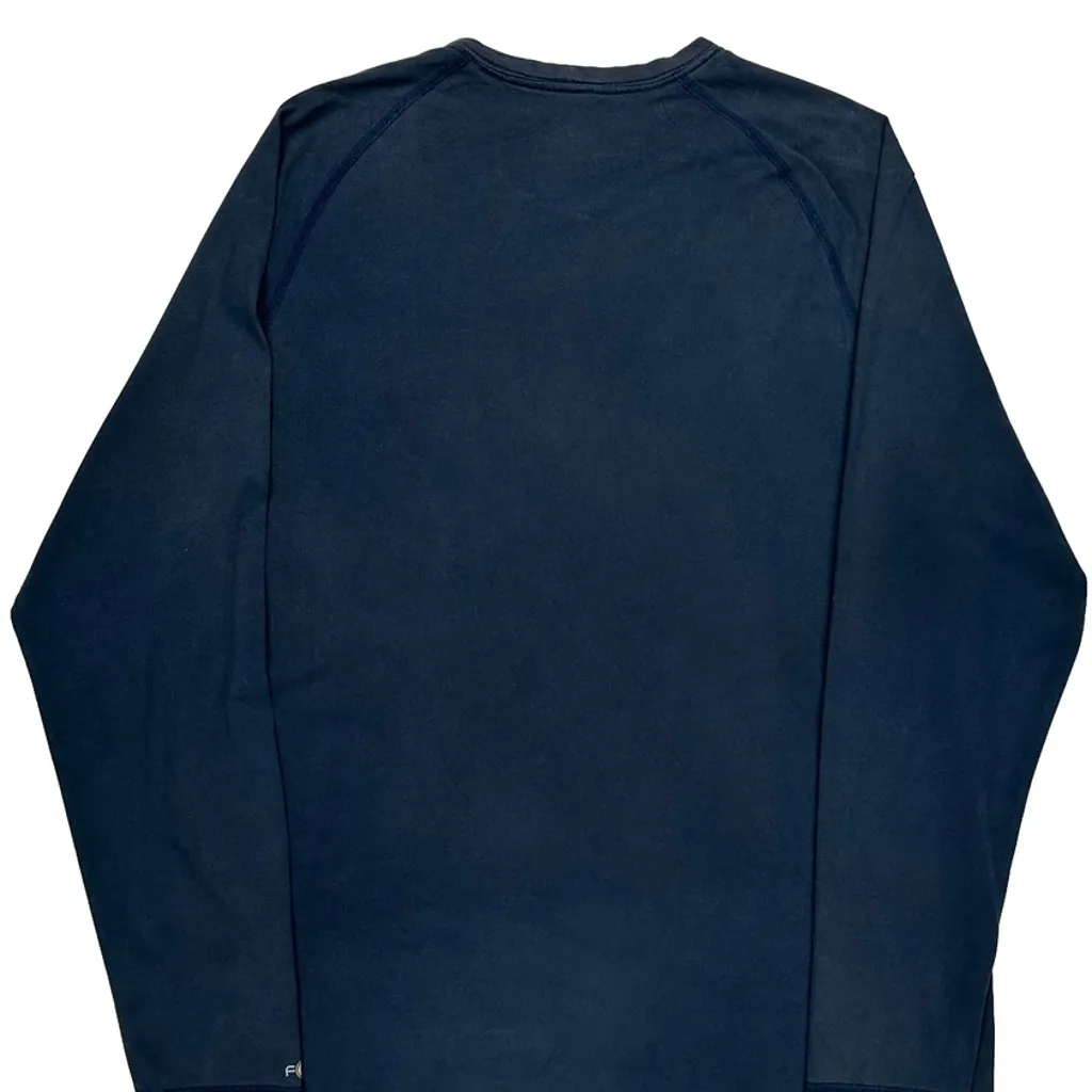 Carhartt Long Sleeve T-Shirt - XL Blue Cotton - Image 7