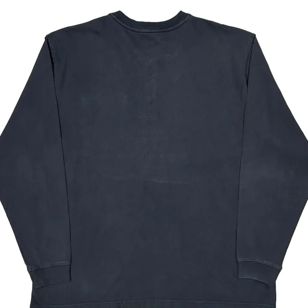 Carhartt Long Sleeve T-Shirt - XL Blue Cotton - Image 7