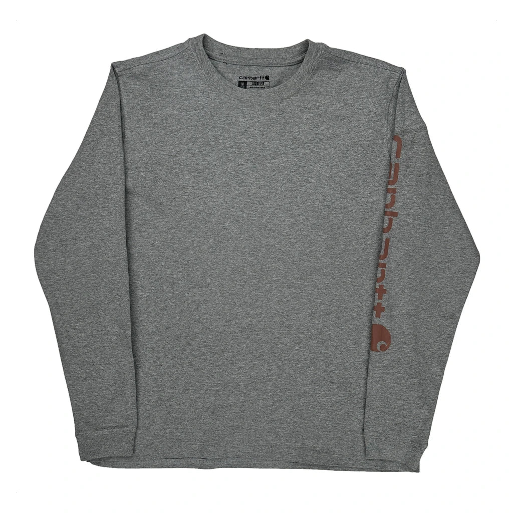 Carhartt Long Sleeve T-Shirt - Medium Gray Cotton