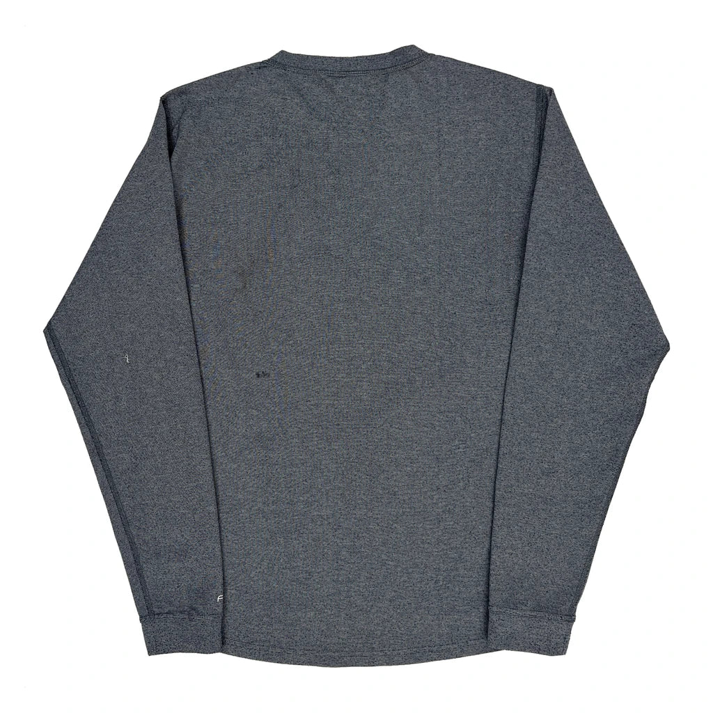 Carhartt Long Sleeve T-Shirt - Medium Gray Polyester - Image 2