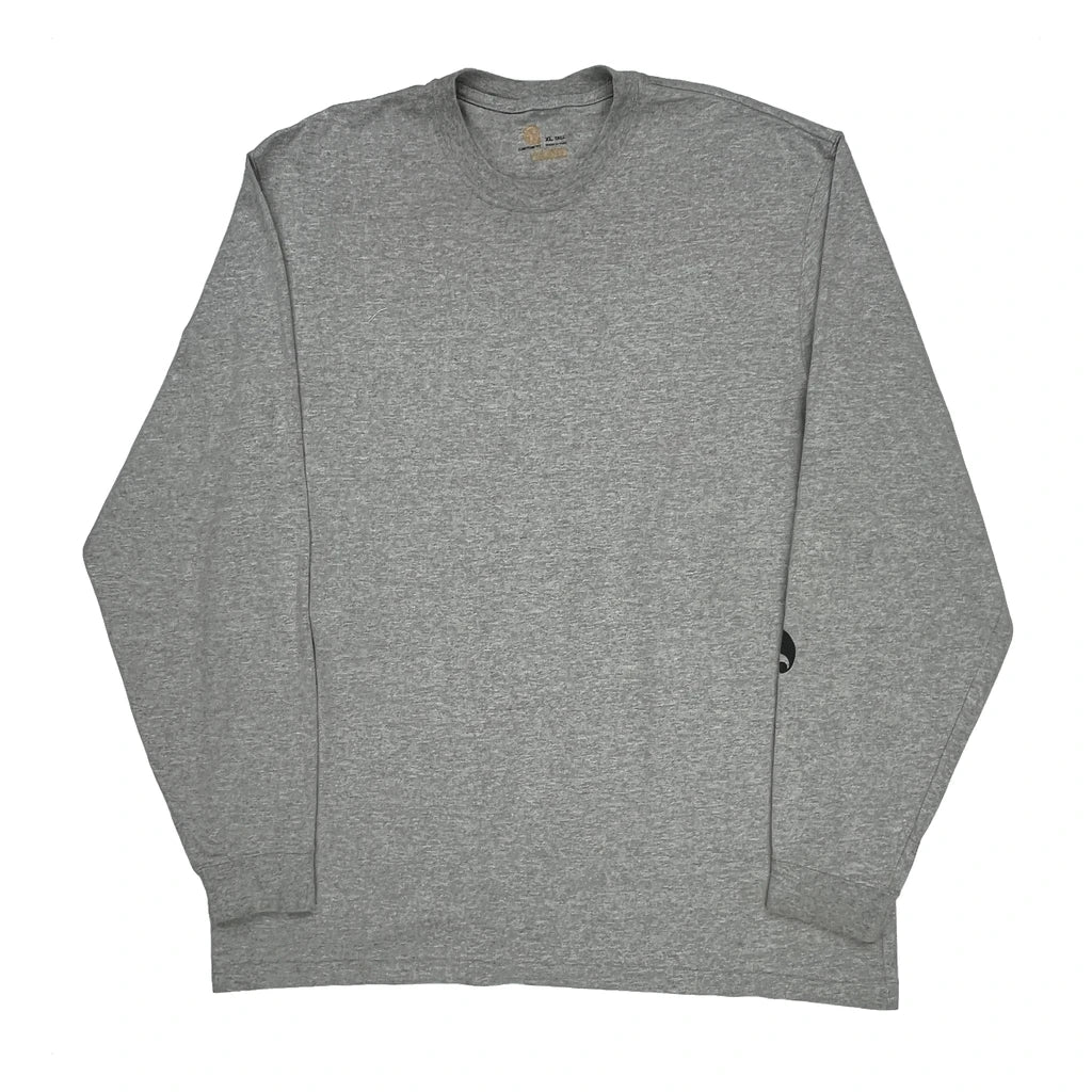 Carhartt Long Sleeve T-Shirt - XL Gray Cotton