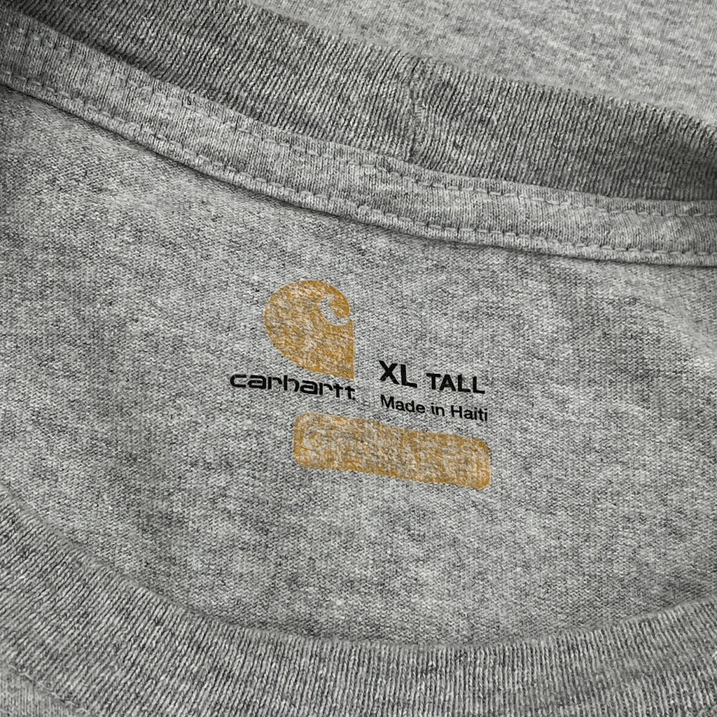 Carhartt Long Sleeve T-Shirt - XL Gray Cotton - Image 3