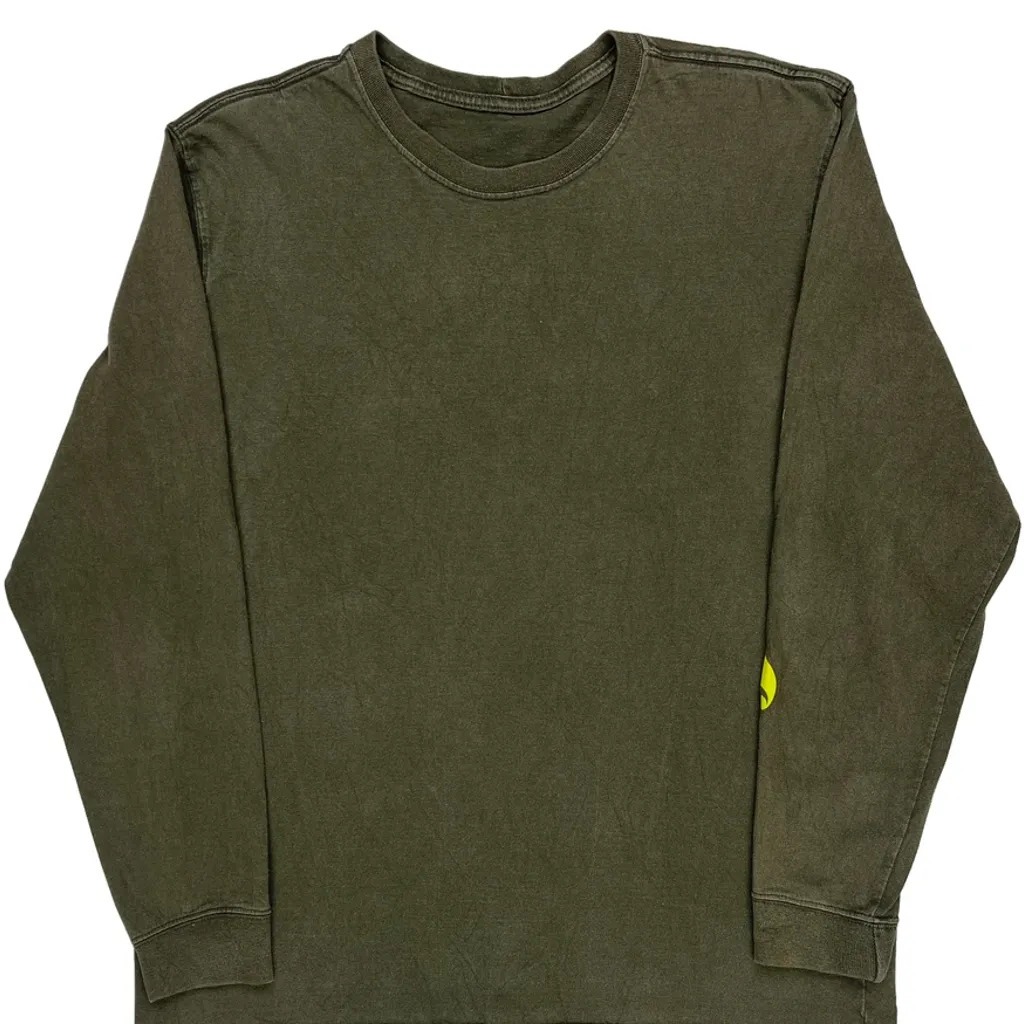 Carhartt Long Sleeve T-Shirt - Large Green Cotton - Image 5