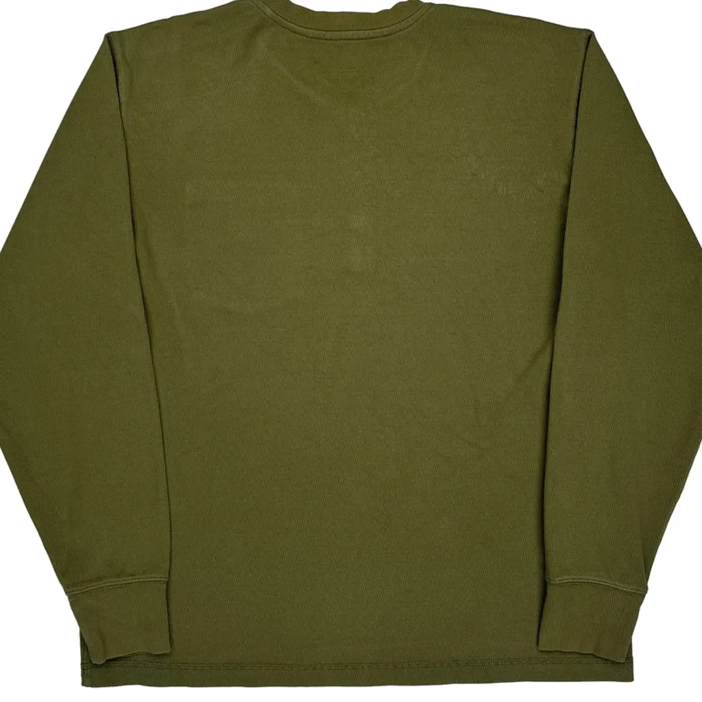 Carhartt Long Sleeve T-Shirt - Large Green Cotton - Image 6