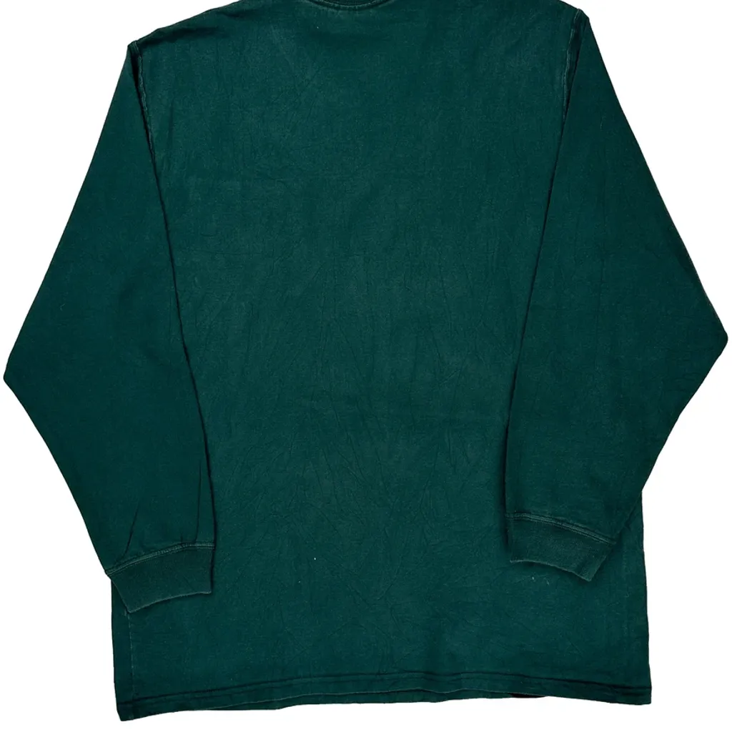 Carhartt Long Sleeve T-Shirt - Medium Green Cotton - Image 7