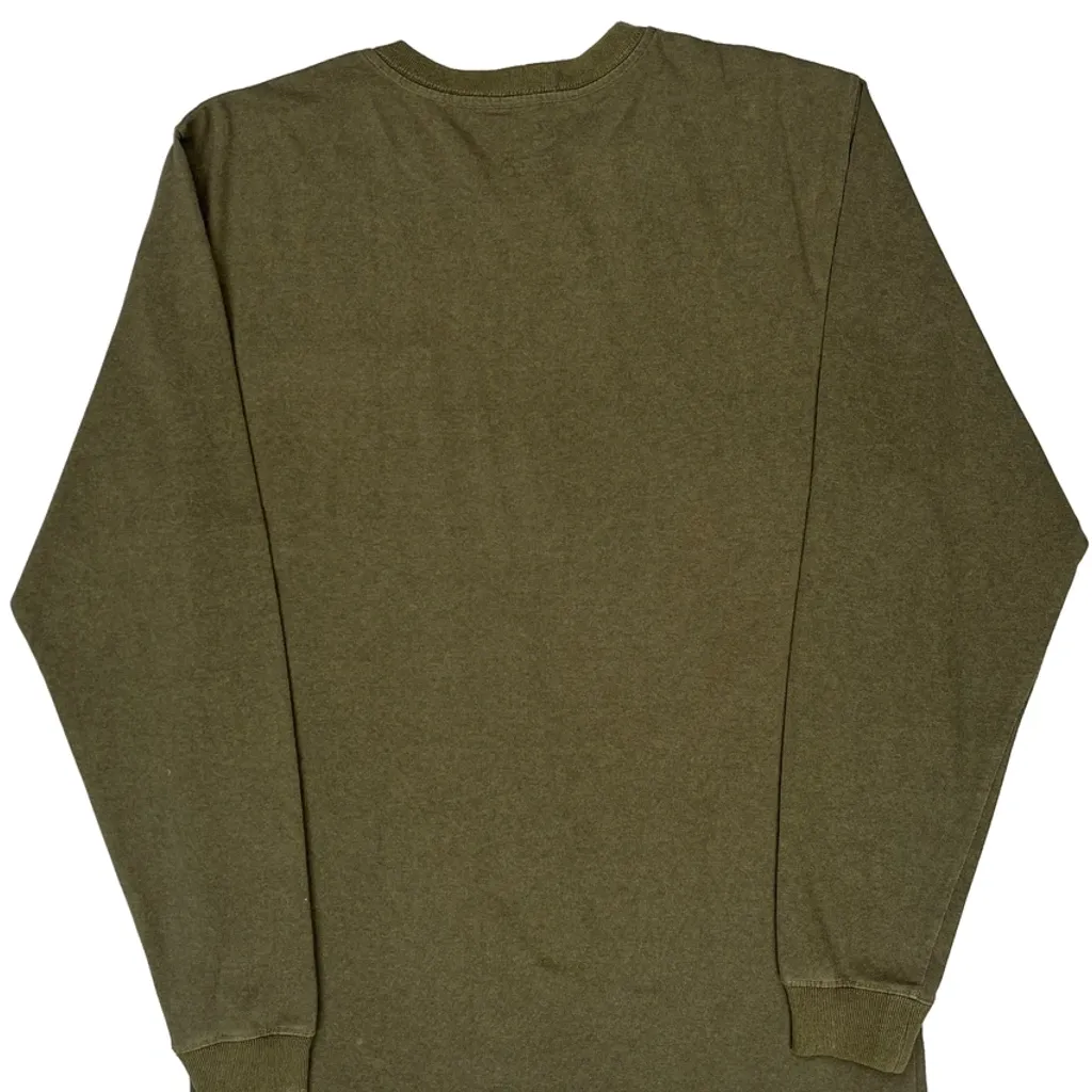 Carhartt Long Sleeve T-Shirt - Small Green Cotton - Image 6