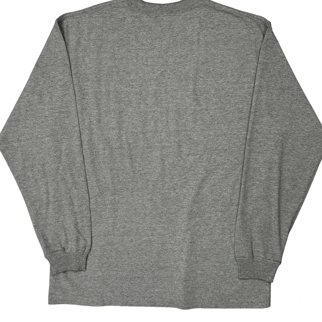 Carhartt Long Sleeve T-Shirt - Large Grey Cotton - Image 7