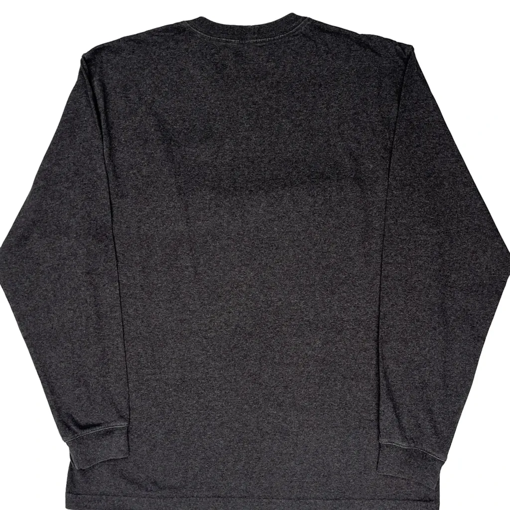 Carhartt Long Sleeve T-Shirt - Large Grey Cotton - Image 6