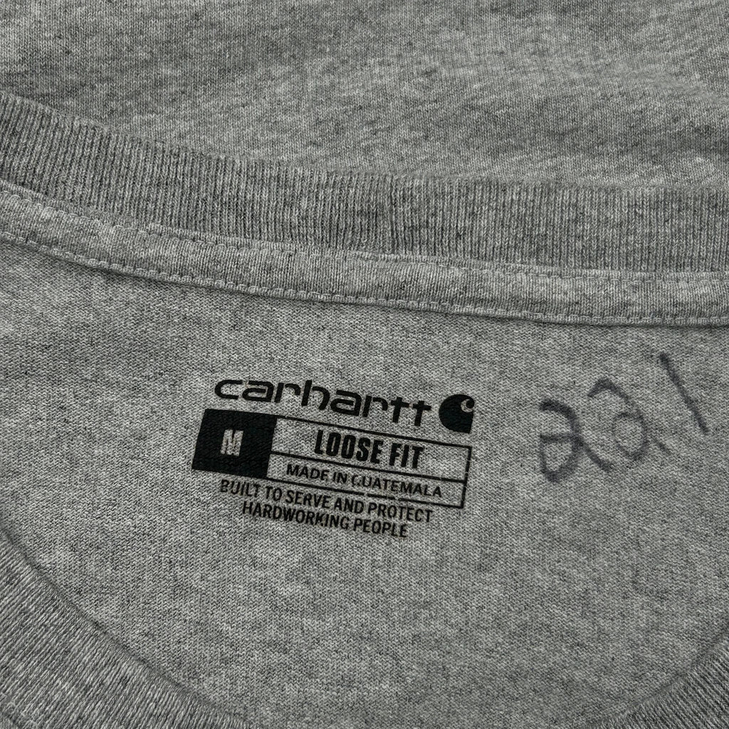Carhartt Long Sleeve T-Shirt - Medium Grey Cotton - Image 3