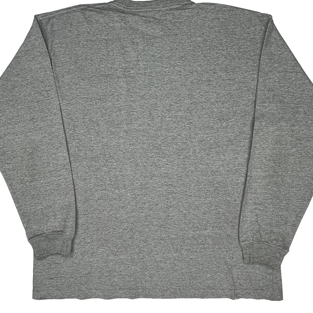 Carhartt Long Sleeve T-Shirt - XL Grey Cotton - Image 6