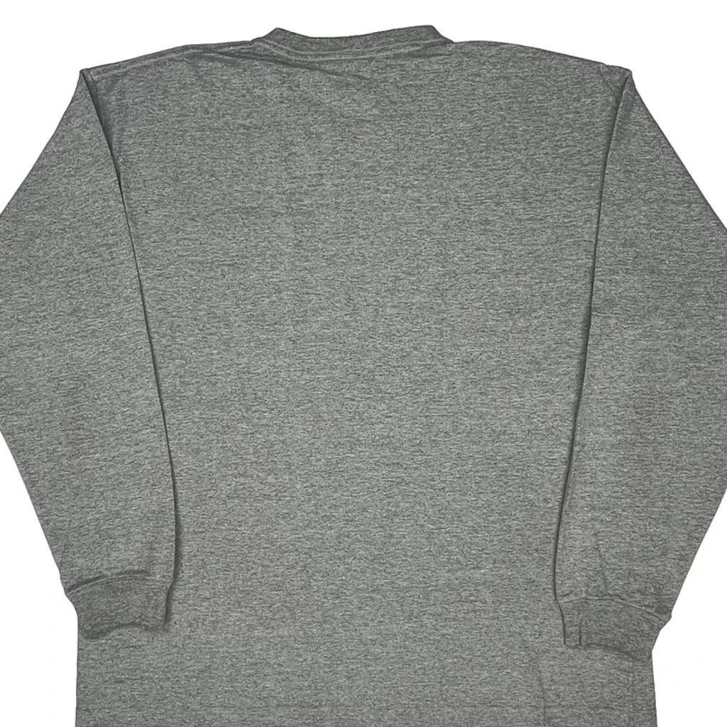 Carhartt Long Sleeve T-Shirt - XL Grey Cotton - Image 7