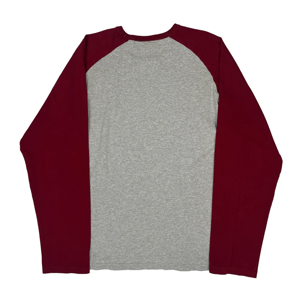 Carhartt Long Sleeve T-Shirt - XL Grey Cotton - Image 2