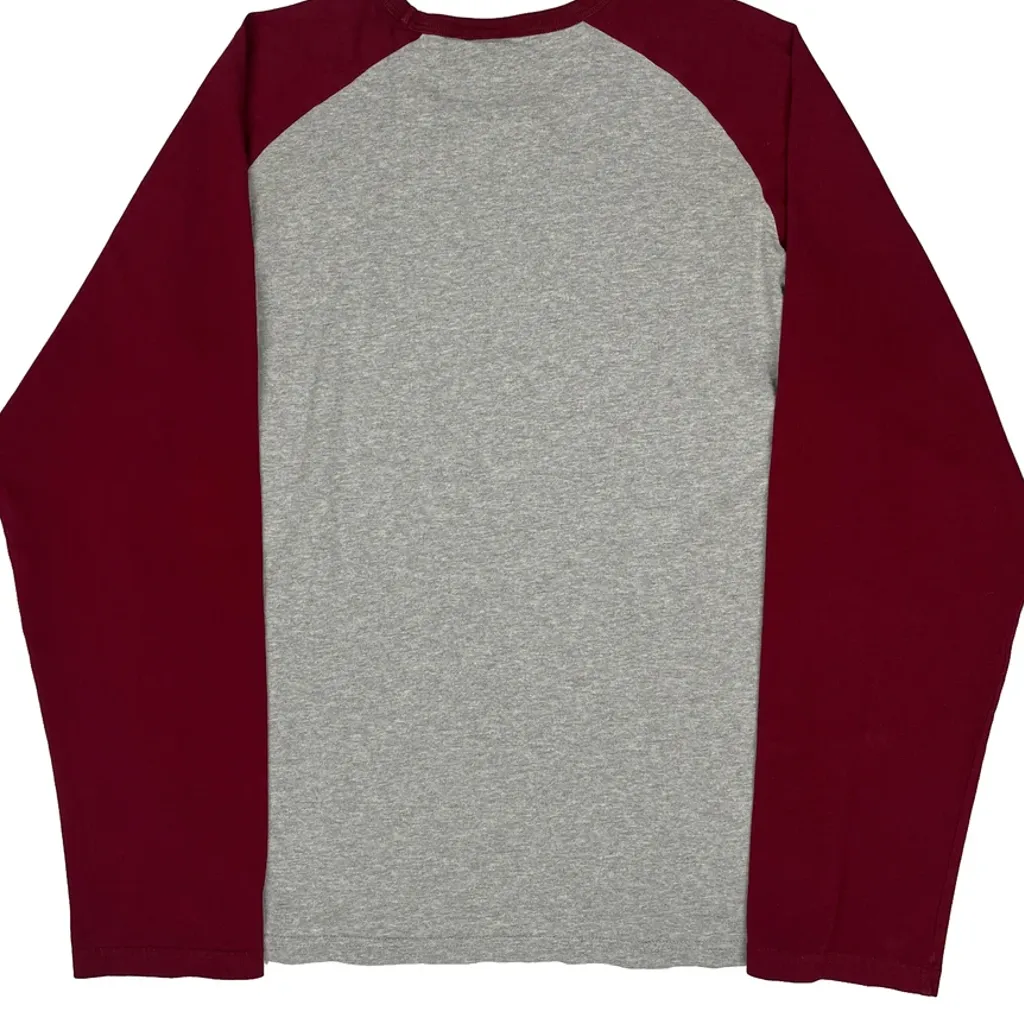 Carhartt Long Sleeve T-Shirt - XL Grey Cotton - Image 7