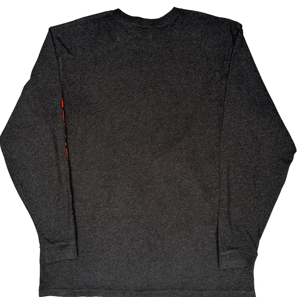 Carhartt Tall Long Sleeve T-Shirt - XL Grey Cotton - Image 7