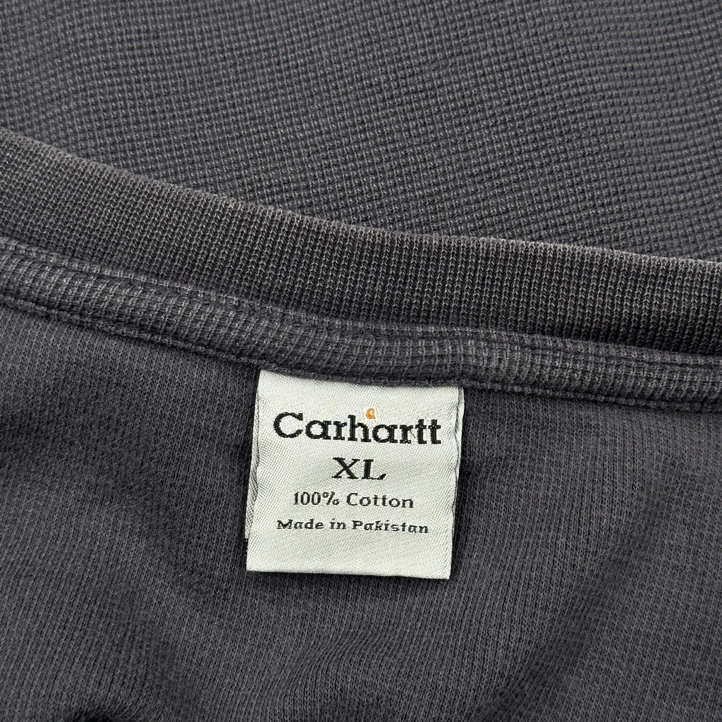 Carhartt Long Sleeve T-Shirt - XL Grey Cotton - Image 3