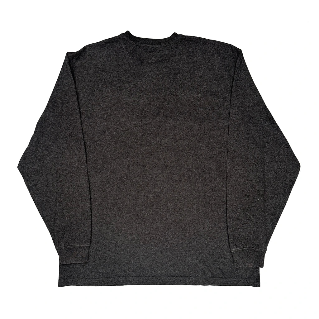 Carhartt Long Sleeve T-Shirt - XL Grey Cotton - Image 2