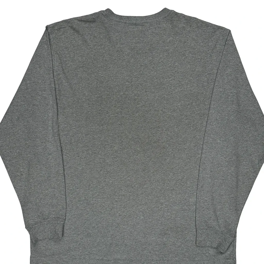 Carhartt Long Sleeve T-Shirt - XL Grey Cotton - Image 7