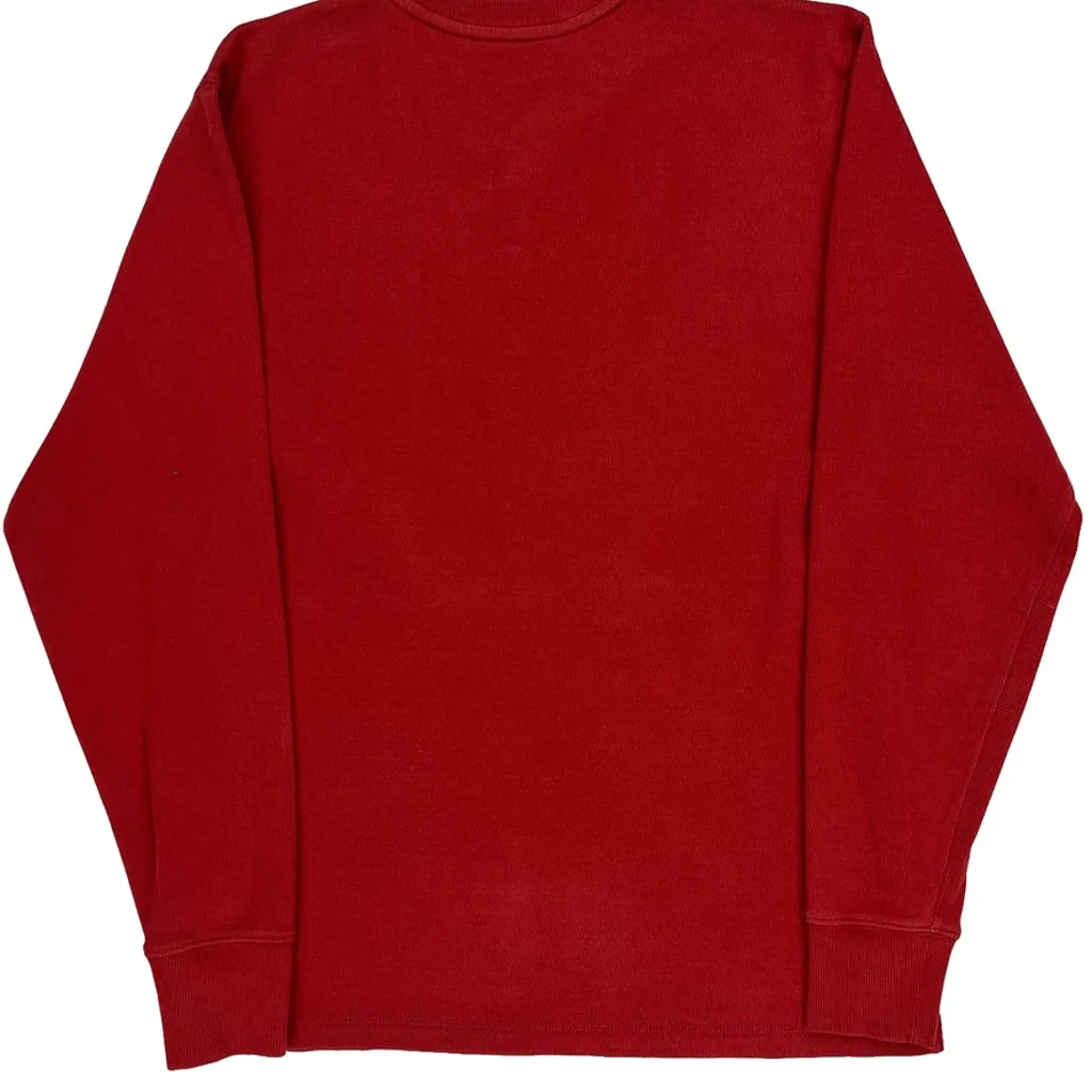Carhartt Long Sleeve T-Shirt - Medium Red Cotton - Image 6