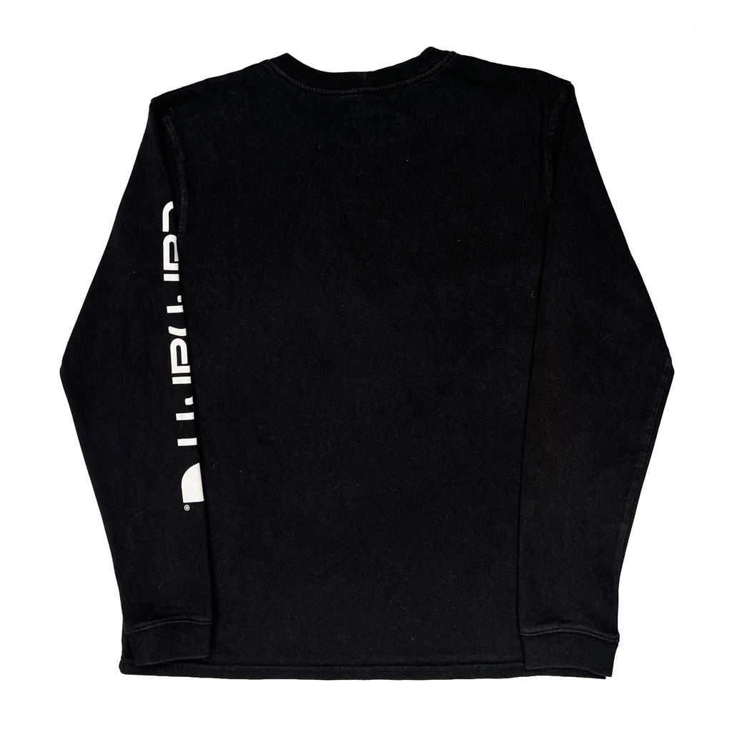 Carhartt Long Sleeve T-Shirt - Medium Black Cotton - Image 2