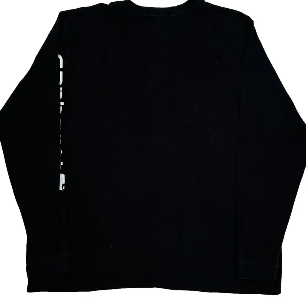 Carhartt Long Sleeve T-Shirt - 2XL Black Cotton - Image 7