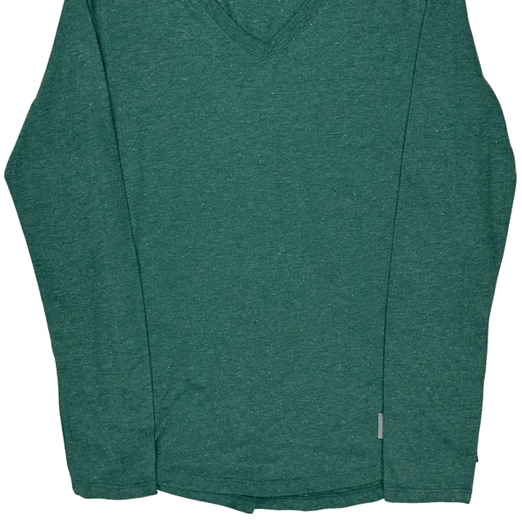 Carhartt Long Sleeve T-Shirt - Medium Green Cotton Blend - Image 5