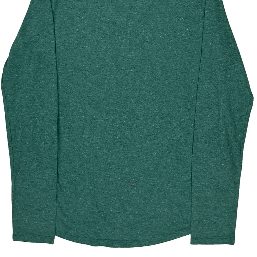 Carhartt Long Sleeve T-Shirt - Medium Green Cotton Blend - Image 7
