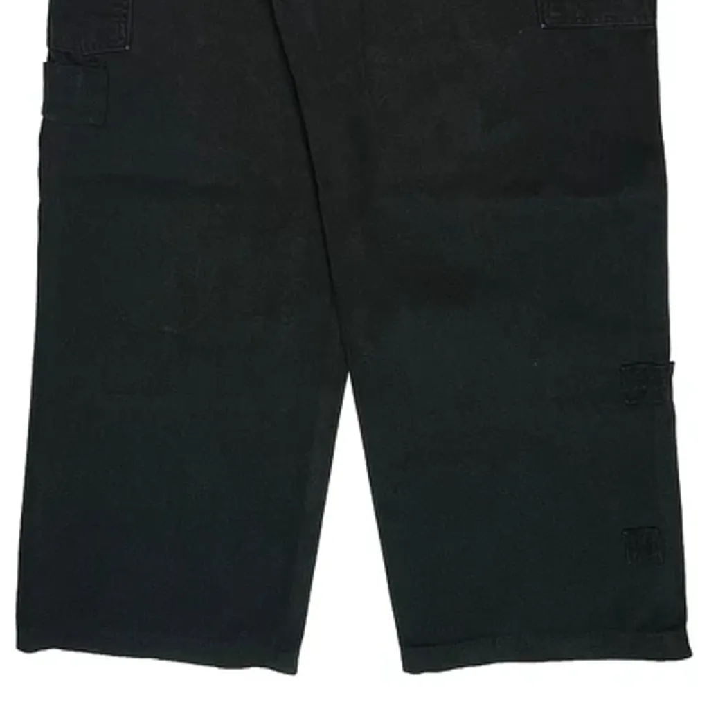 Carhartt Double Knee Overalls - 38W 32L Black Cotton - Image 7