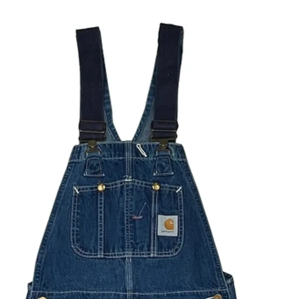 Carhartt Overalls - 32W 32L Blue Denim - Image 4