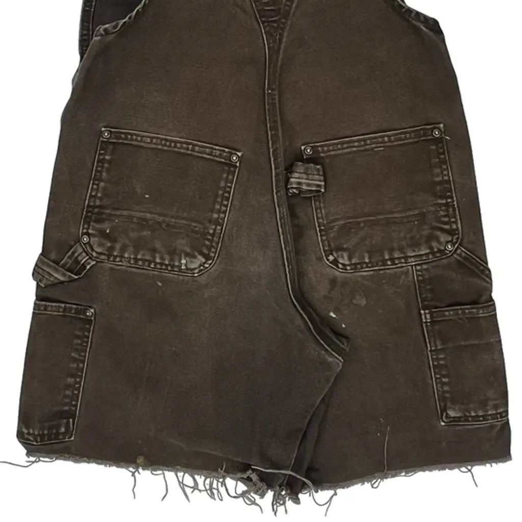 Carhartt Double Knee Overalls - 31″ Waist Brown Cotton - Image 6