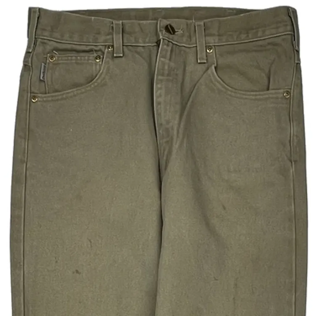 Carhartt B161 Tan Pants - 32W 36L Beige Cotton - Image 10