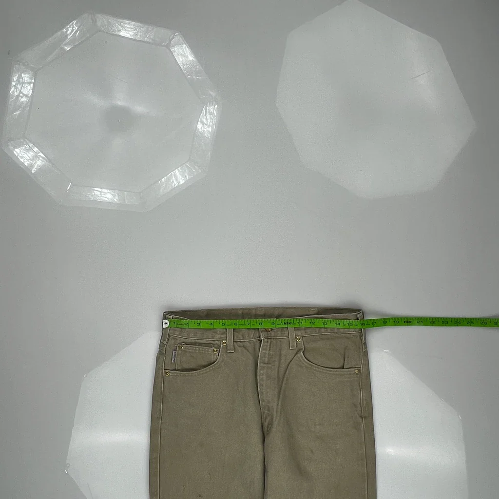 Carhartt B161 Tan Pants - 32W 36L Beige Cotton - Image 3