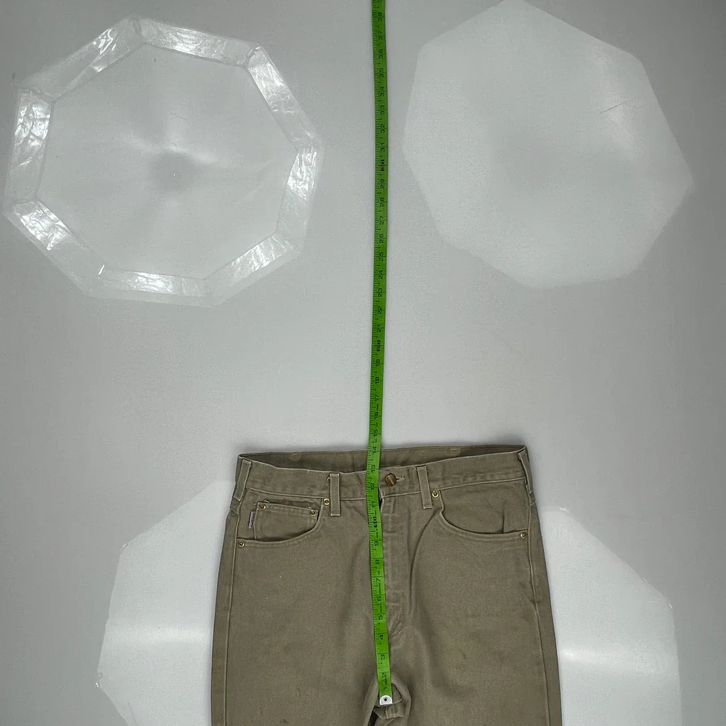 Carhartt B161 Tan Pants - 32W 36L Beige Cotton - Image 4