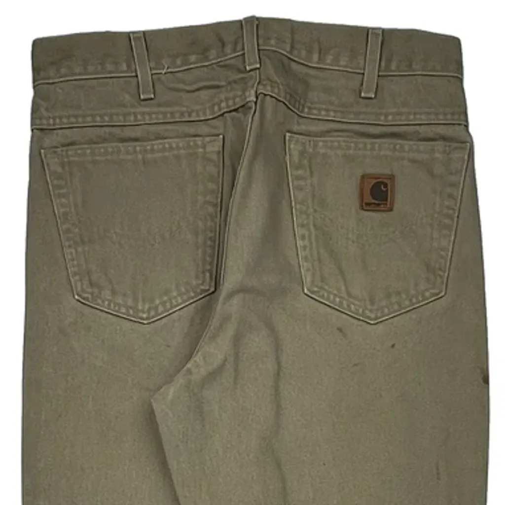 Carhartt B161 Tan Pants - 32W 36L Beige Cotton - Image 8