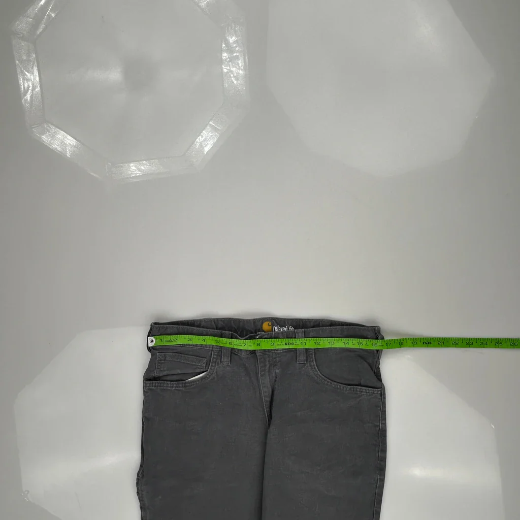 Carhartt Pants - 33W 28L Gray Cotton Blend - Image 3