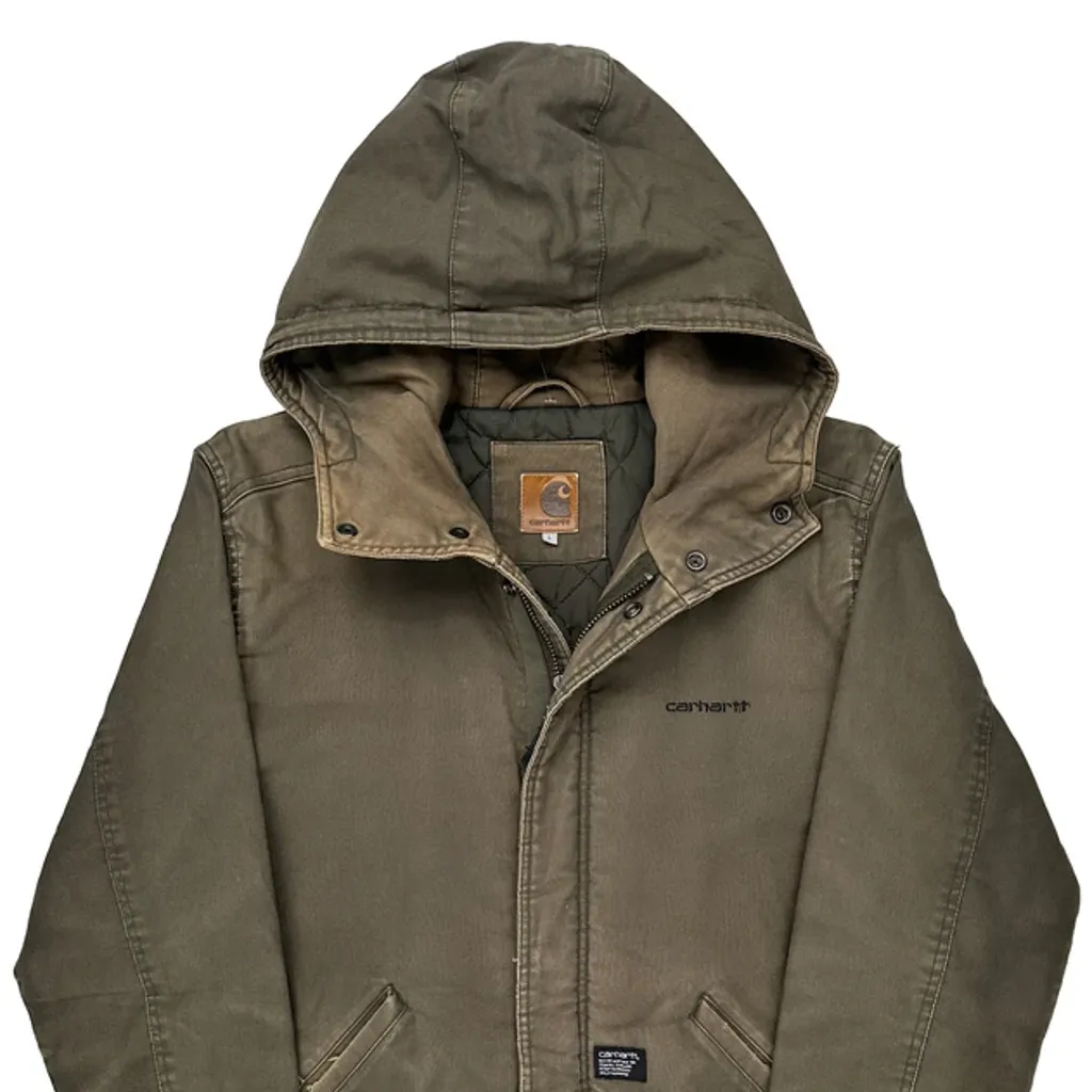 Carhartt Parka - Large Green Cotton - Image 4