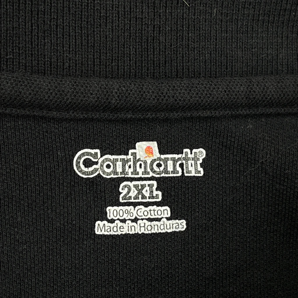 Carhartt Polo Shirt - 2XL Black Cotton - Image 3