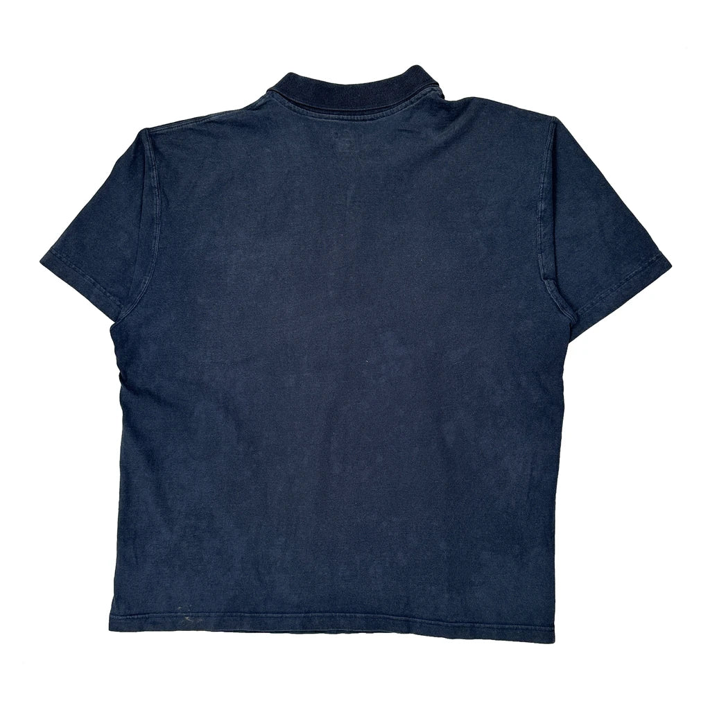 Carhartt Polo Shirt - Large Blue Cotton - Image 2