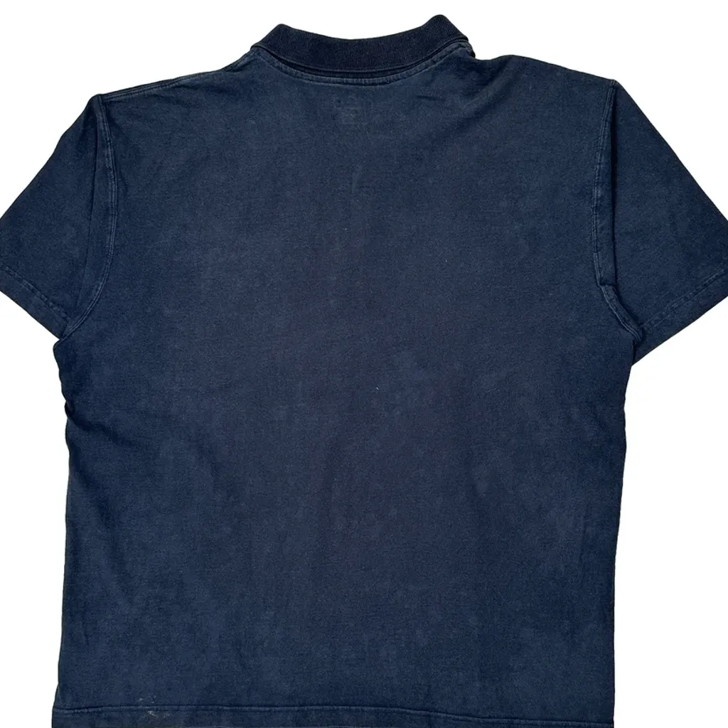 Carhartt Polo Shirt - Large Blue Cotton - Image 7